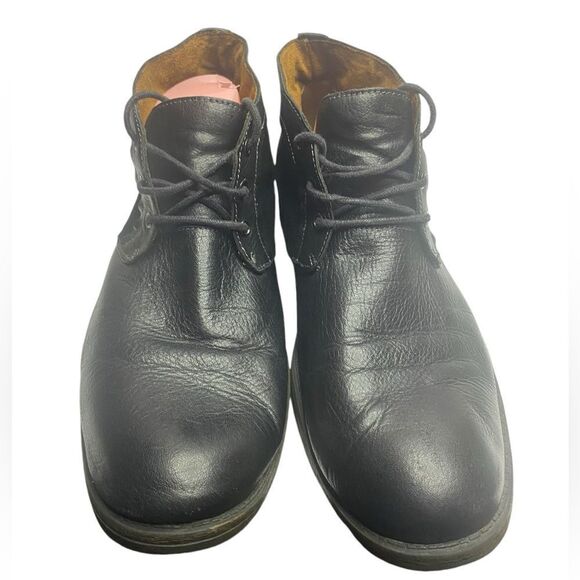 Steve Madden Deron Men’s Sz 12M Black Soft Leather Tie Chukka Boots - Picture 2 of 8